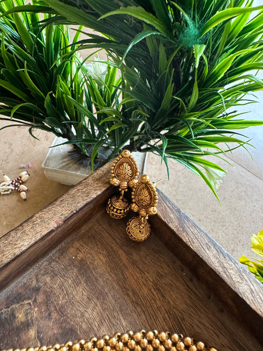 Imitation Kanthi gold set