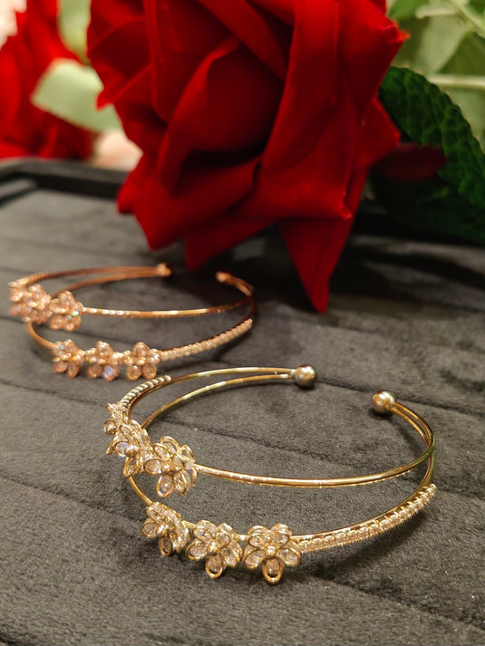 Assorted double layer adjustable anti tarnish bracelets