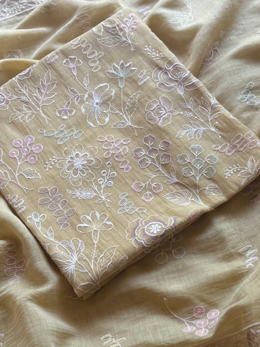 Botanical thread pure mul suit set