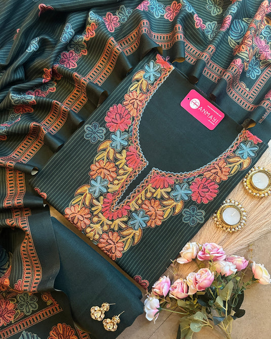 Kullu work stripes soft spun suit set