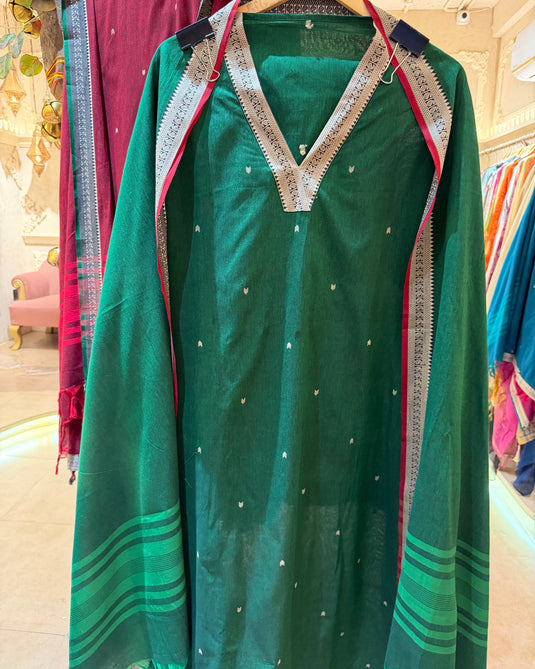 South handloom cotton suit set