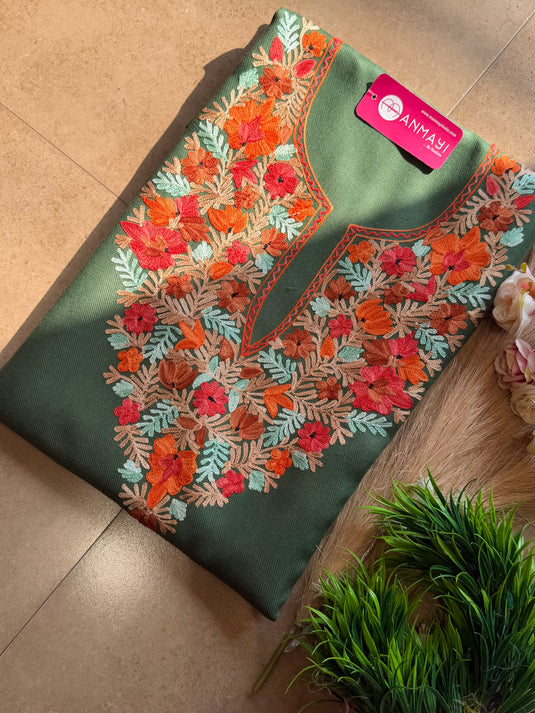 Kahsmiri unstitched coord set 1