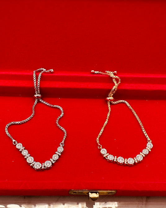 Mia stone adjustable bracelet