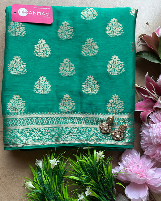 Banarasi ambi chiffon sarees