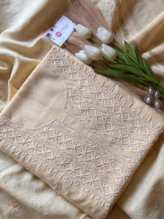 Pure Mul Chikankari suit set (Vol-3)