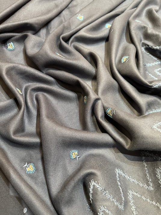 Jaal phulkari pure pashmina suit set